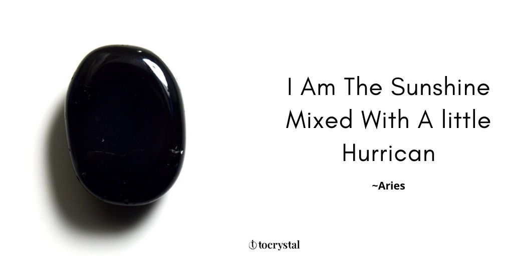 Black Onyx healing crystal stone