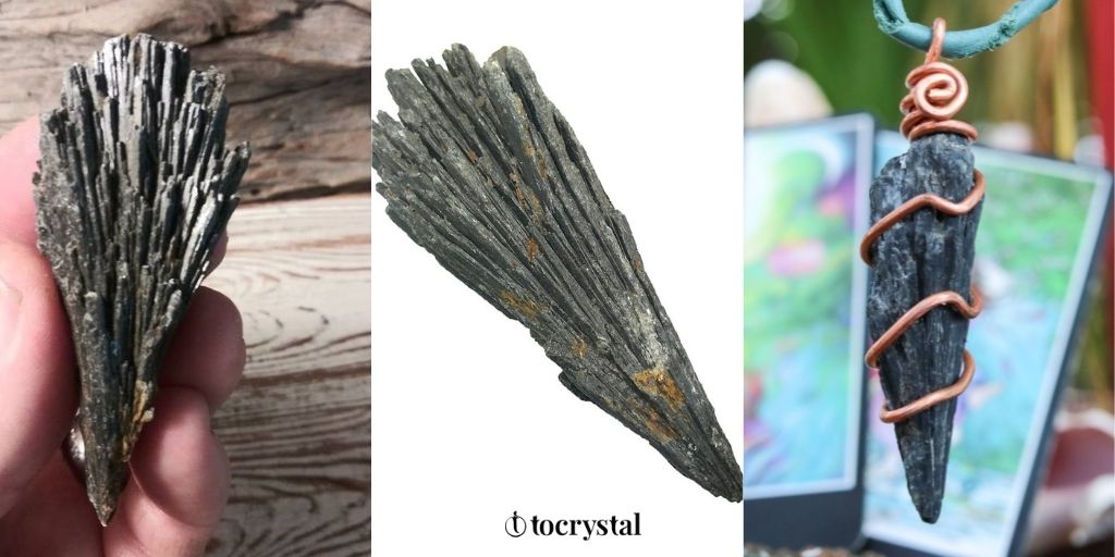 Black Kyanite Healing Crystal